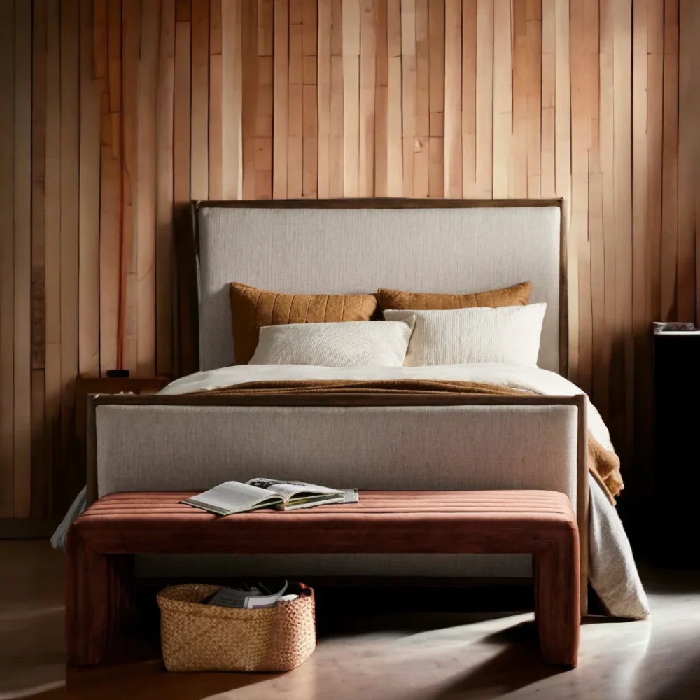 Teak Wood Danver Bed