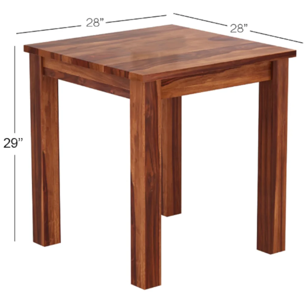 Deanys 2 Seater Acacia Wood Dining Set - Image 9