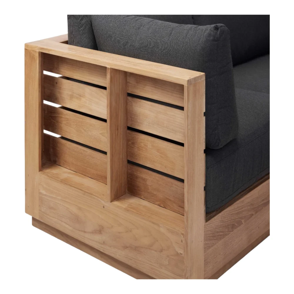 Hallan 2 Seater White Oak Modular Sofa - Image 6