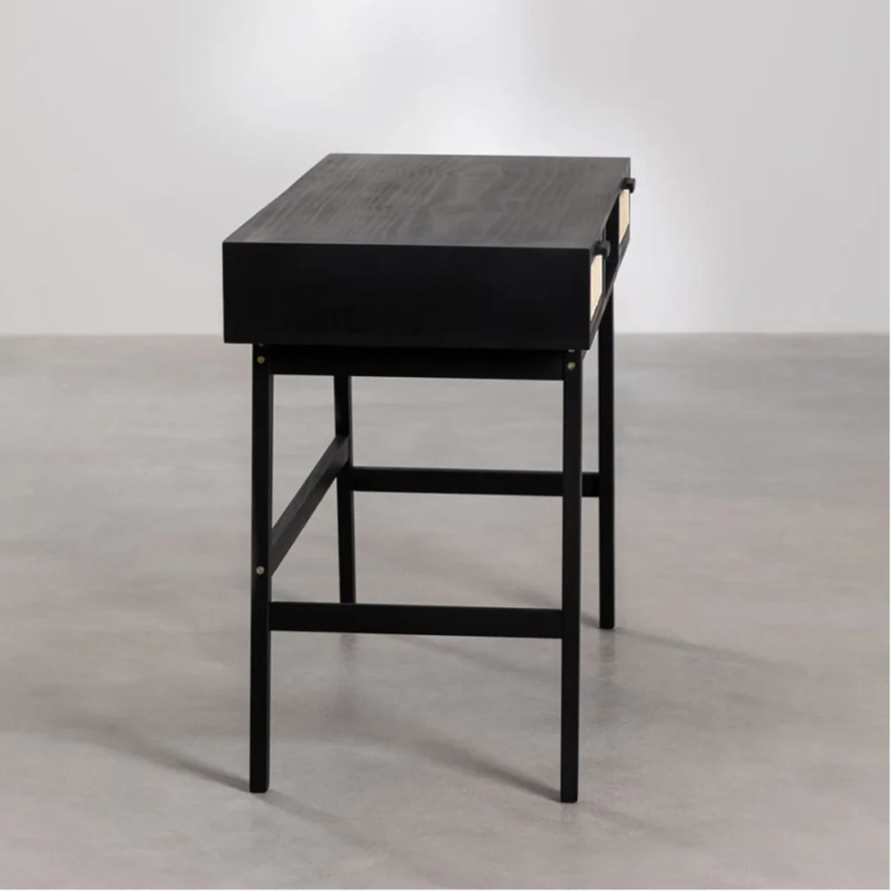 Noir Solidwood Study/Console Table - Image 2