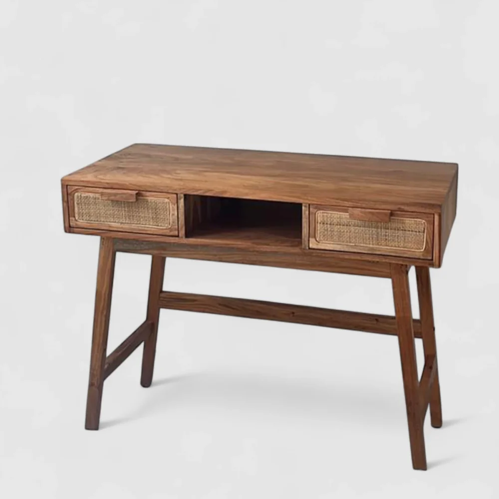 Noir Solidwood Study/Console Table - Image 4