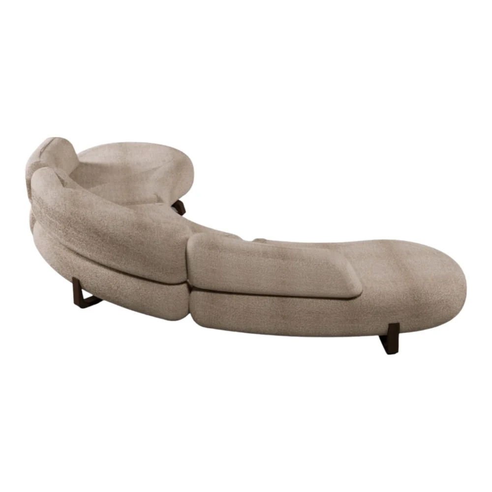 Bidu 3 Seater Fabric Sofa - Image 5
