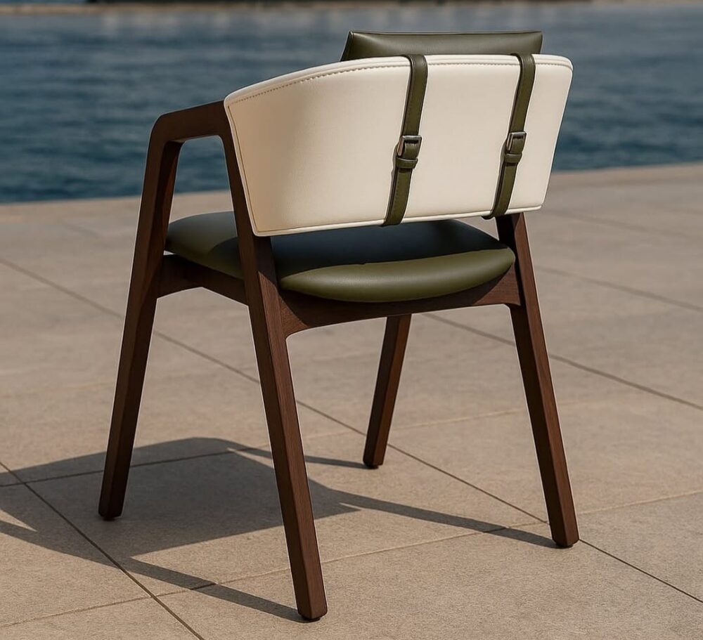 Yasmee TeakWood Dining Chair - Image 4